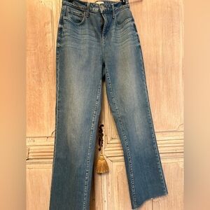 Lagence Wide Leg High Rise Jeans